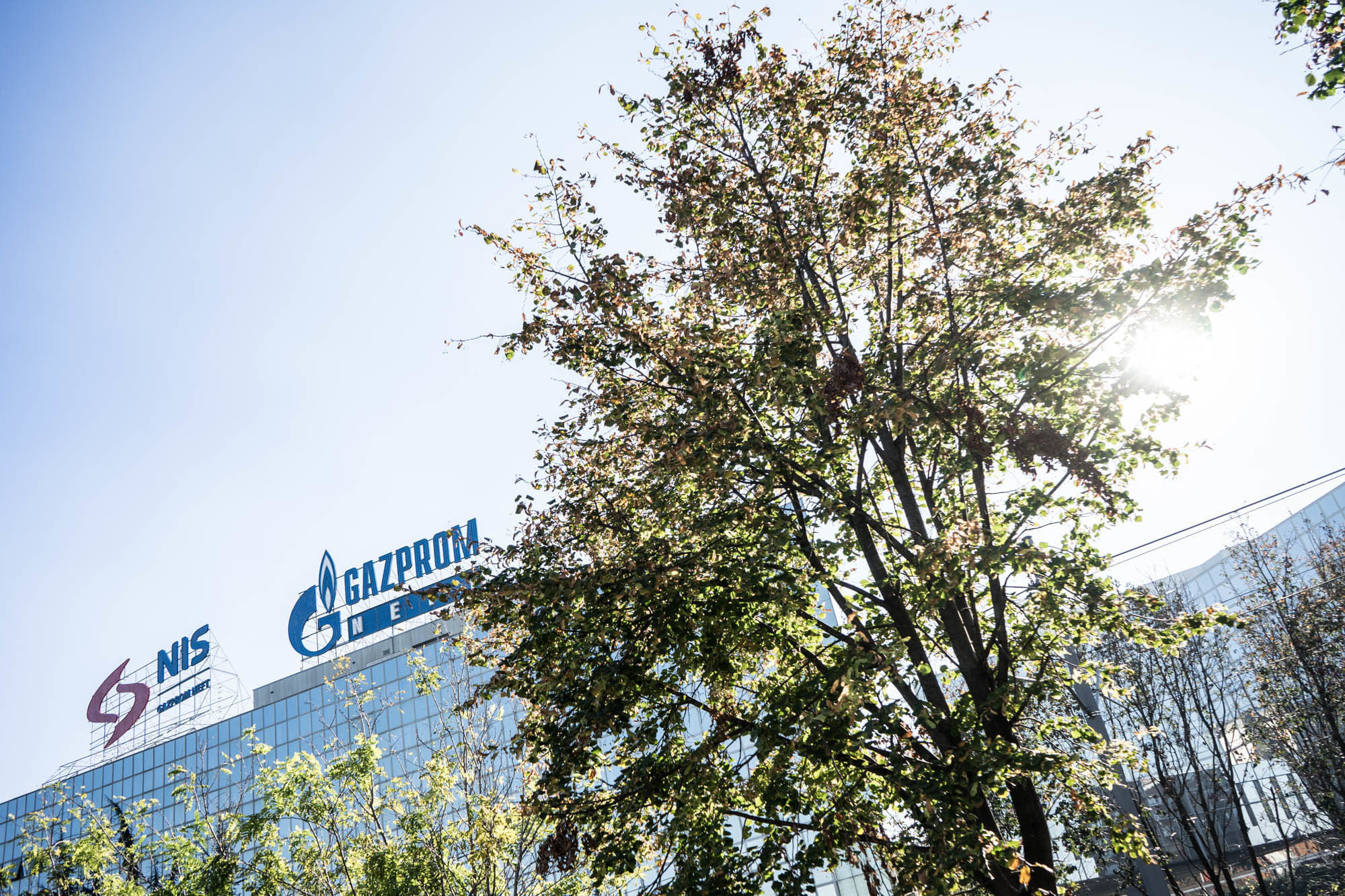 Die Gazprom-Zentrale in Belgrad. 2008 hatte der russische Konzern die serbische Energiefirma NIS übernommen.