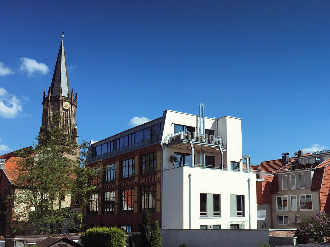 Die Druckerei, in der Christian Simon nach dem Mauerfall sein Praktikum machte, ist heute sein Zuhause geworden.