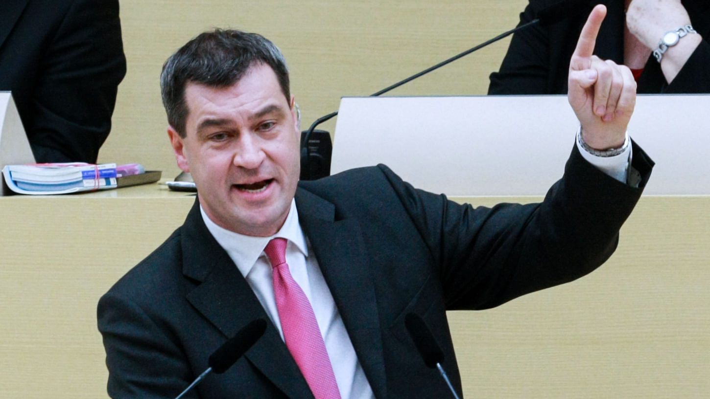 Marcus Söder lehnt Macrons Reformpläne ab.