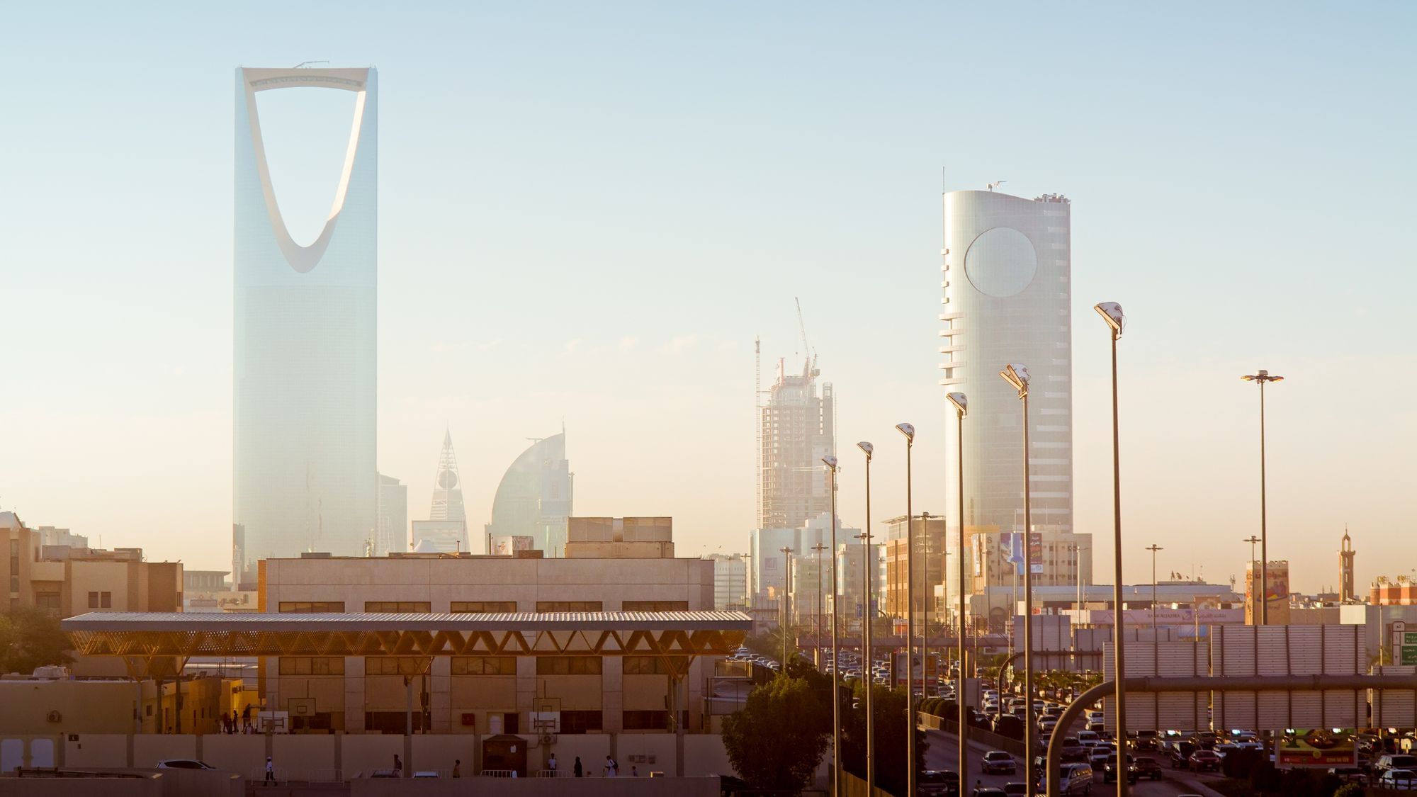 Riad, Hauptstadt und größtes Finanzzentrum von Saudi-Arabien.