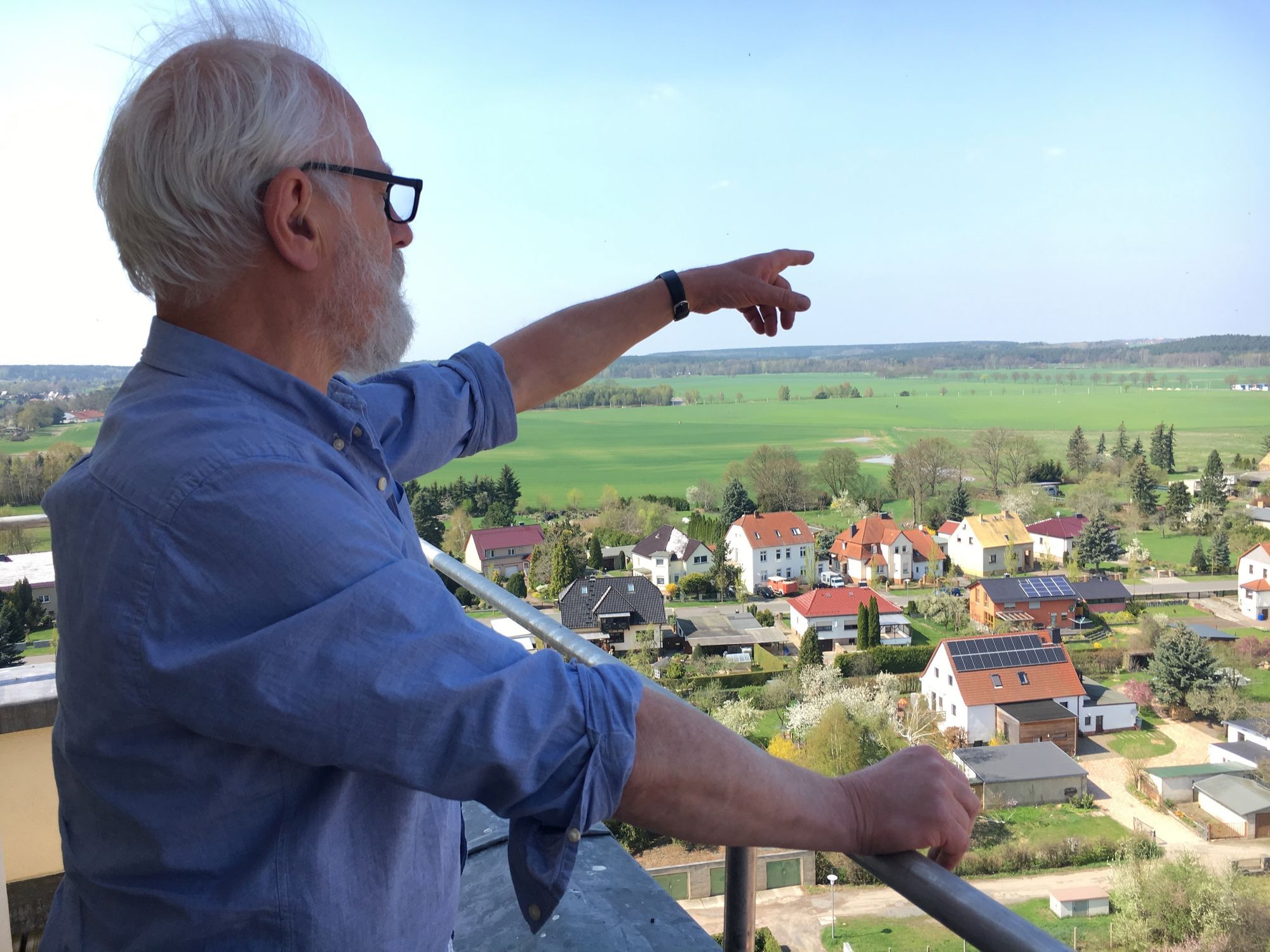 Bad Schmiedeberg von oben.