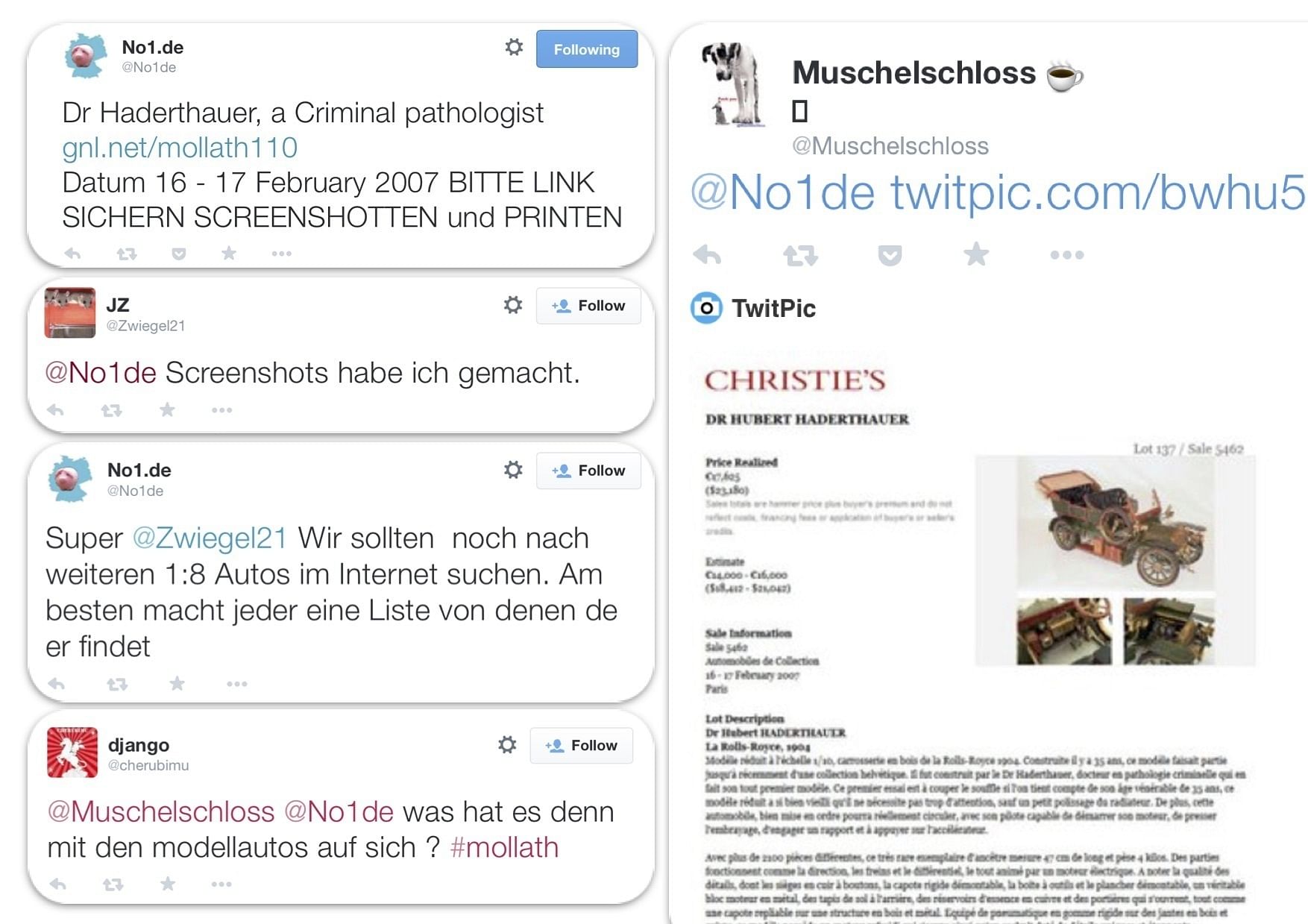 Die ersten Tweets laufen ins Leere