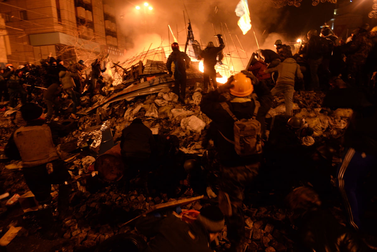 Februar 2014: Maidan Revolution in Kiew