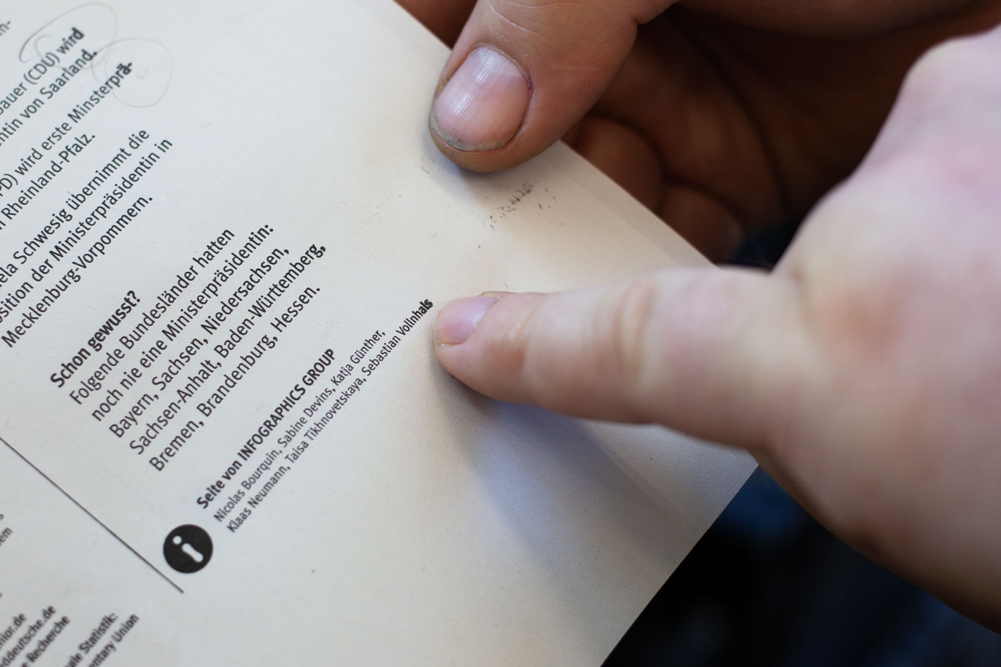 Verschmierte Fare, Ränder, die sichtbar sind – hier ist noch Arbeit nötig.