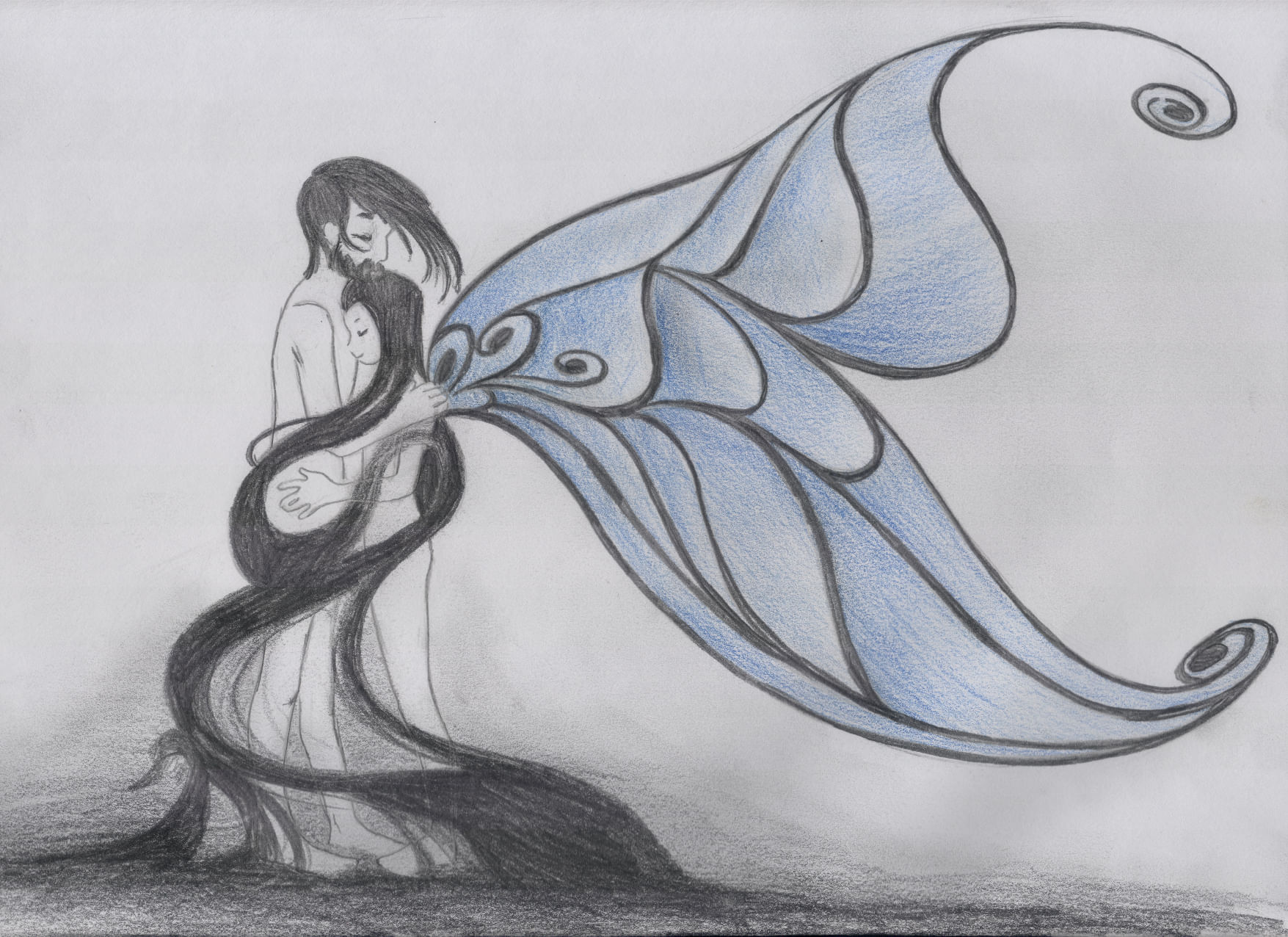 „Frieden“ hat Carmen Keßler ihre Zeichnung genannt.