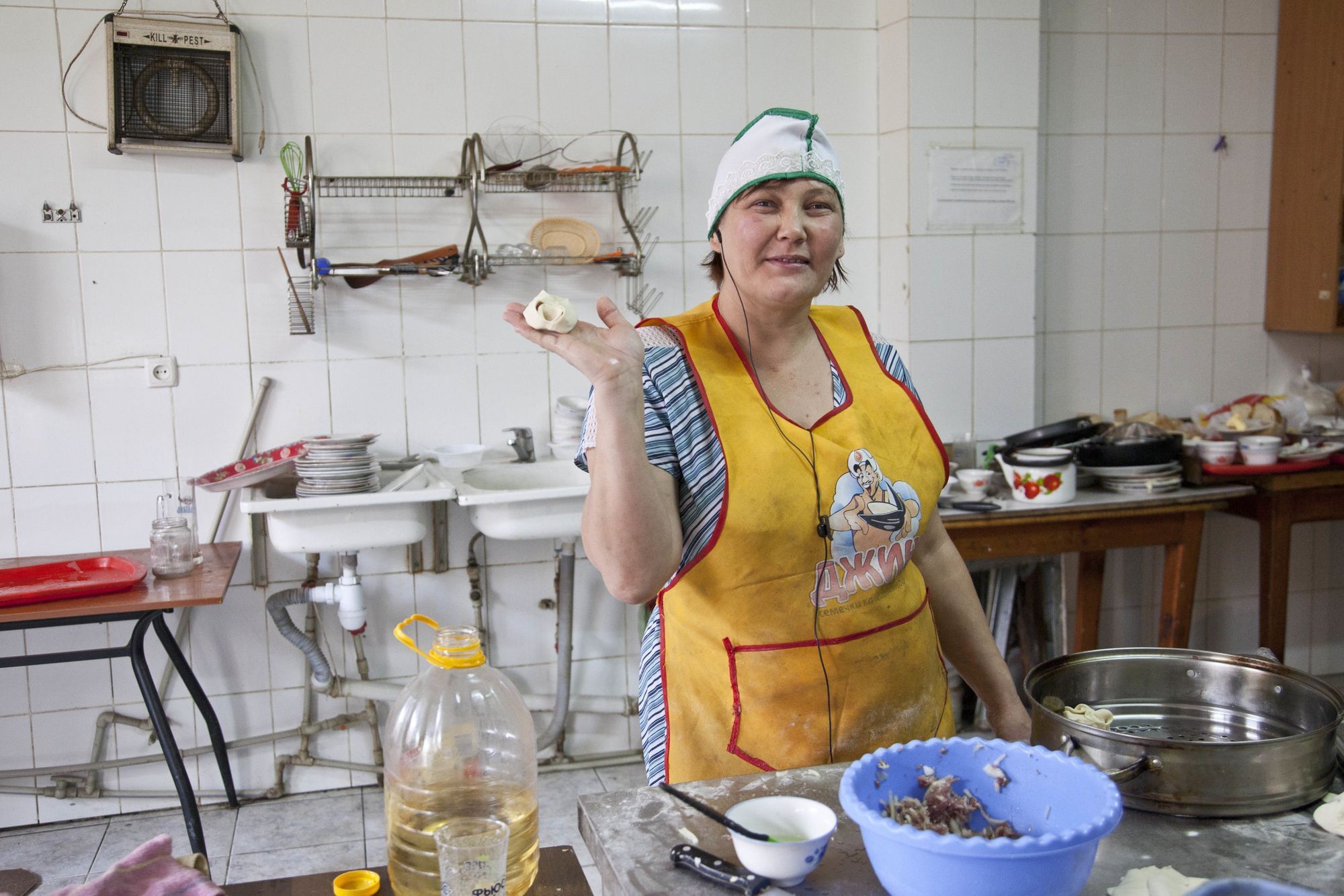 Sulfija Ferschiewa bei der Arbeit