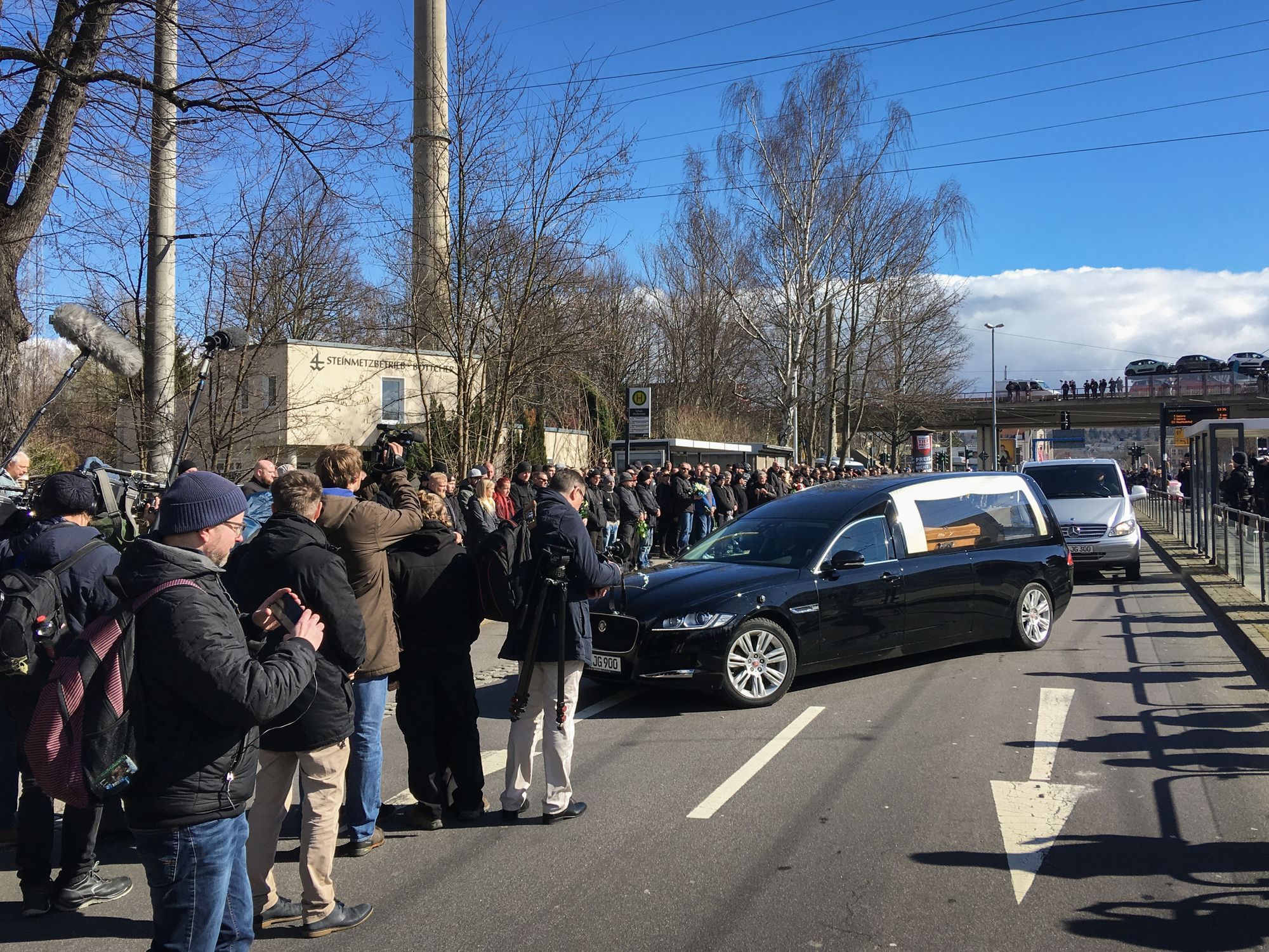 Die Stadt hat nicht so viele Promis: Trauerfeier für Thomas Haller.