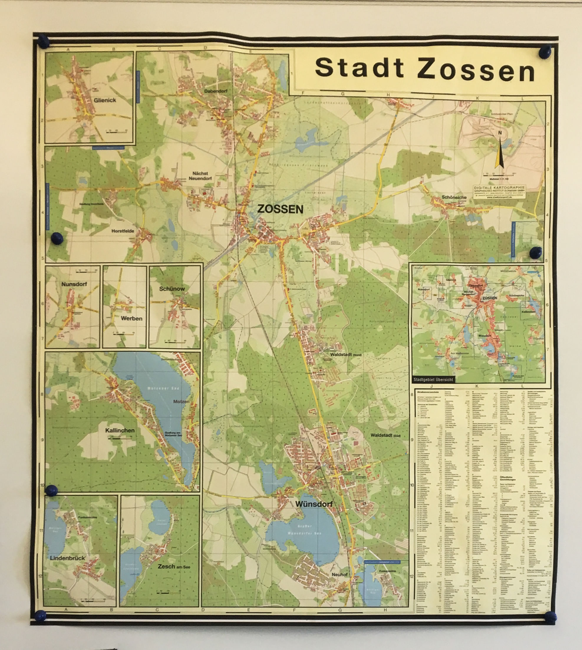 Michaela Schreiber findet: Das neue Zossen hat die Form von Afrika.