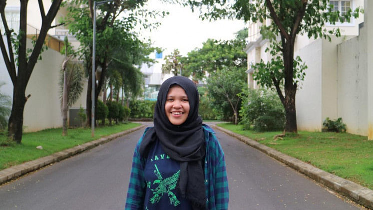 Rizka Raisah Fatimah Ramli aus Makassar, Süd-Sulawesi.