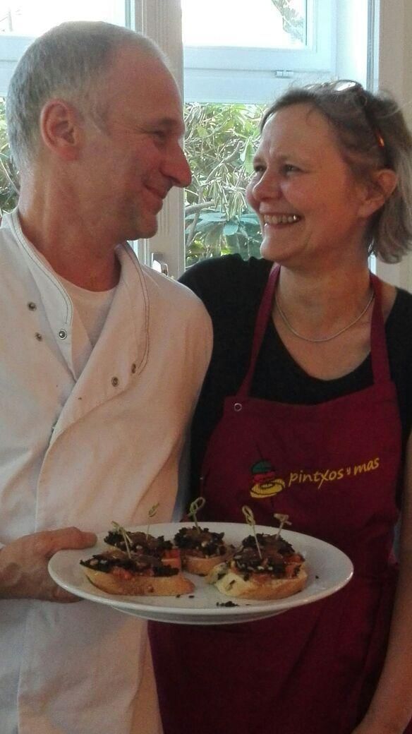 Jörg Bühler und seine Partnerin von Pintxos y mas