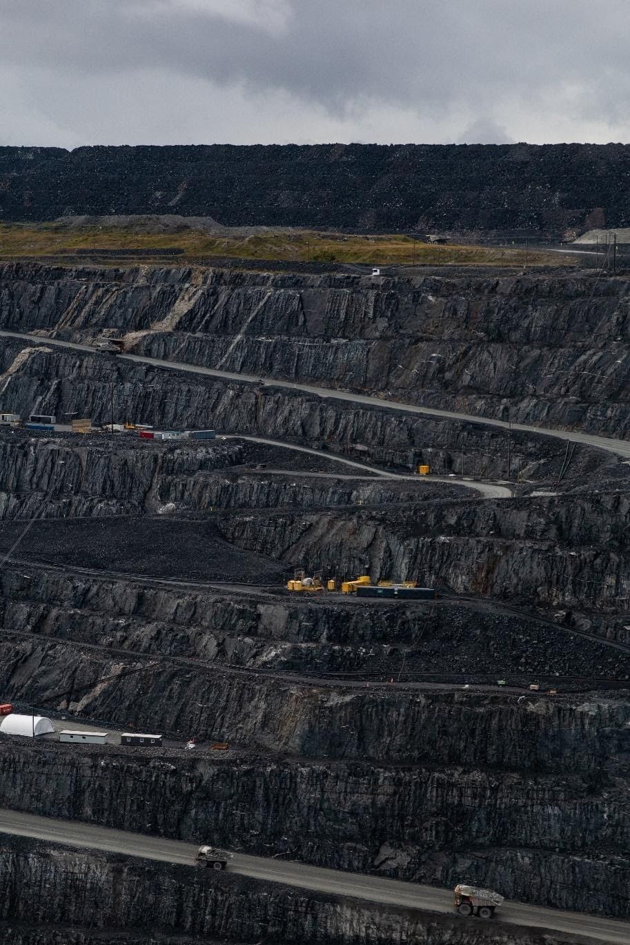 Die „Canadian Malartic“ Goldgrube in Malartic.