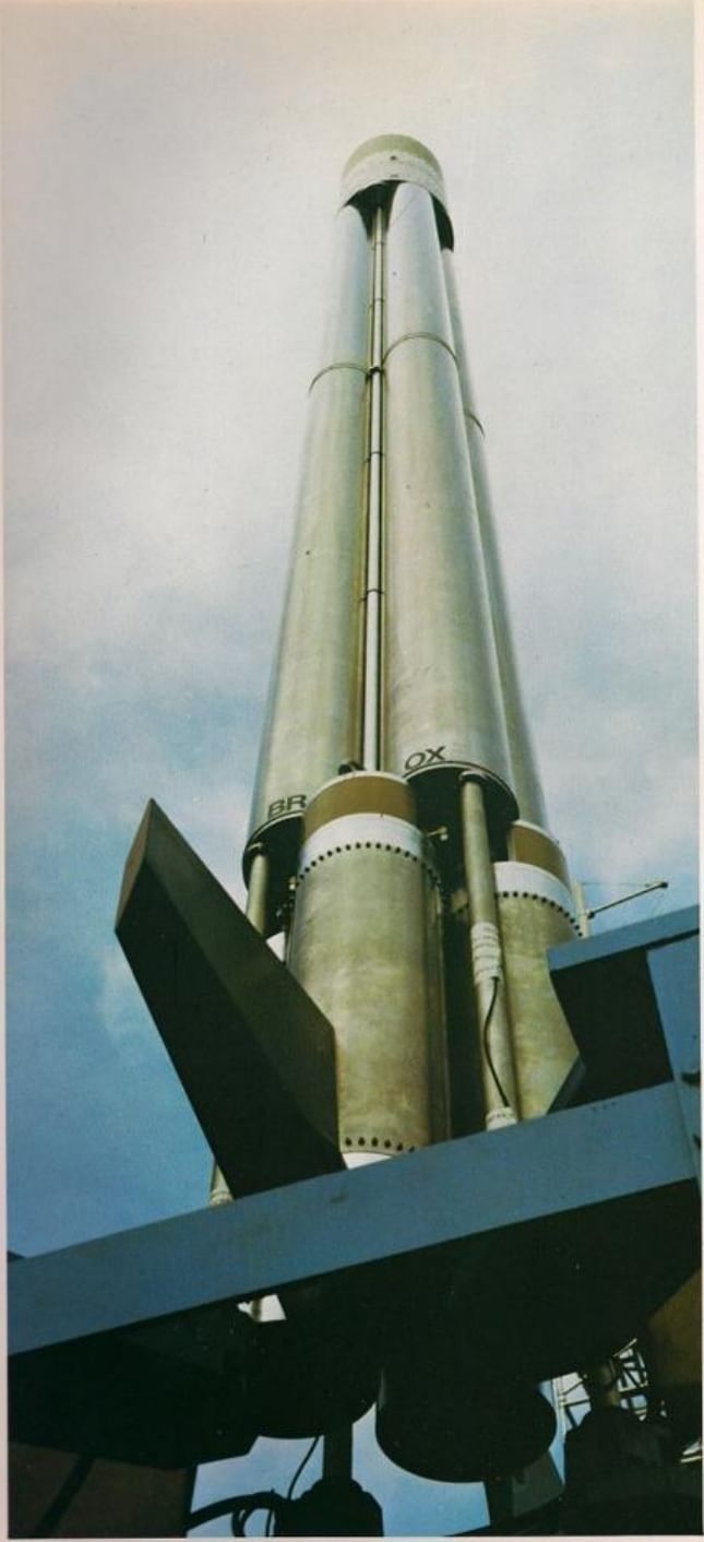 Raketenbild aus dem Anlegerprospekt von Kaysers Firma Otrag