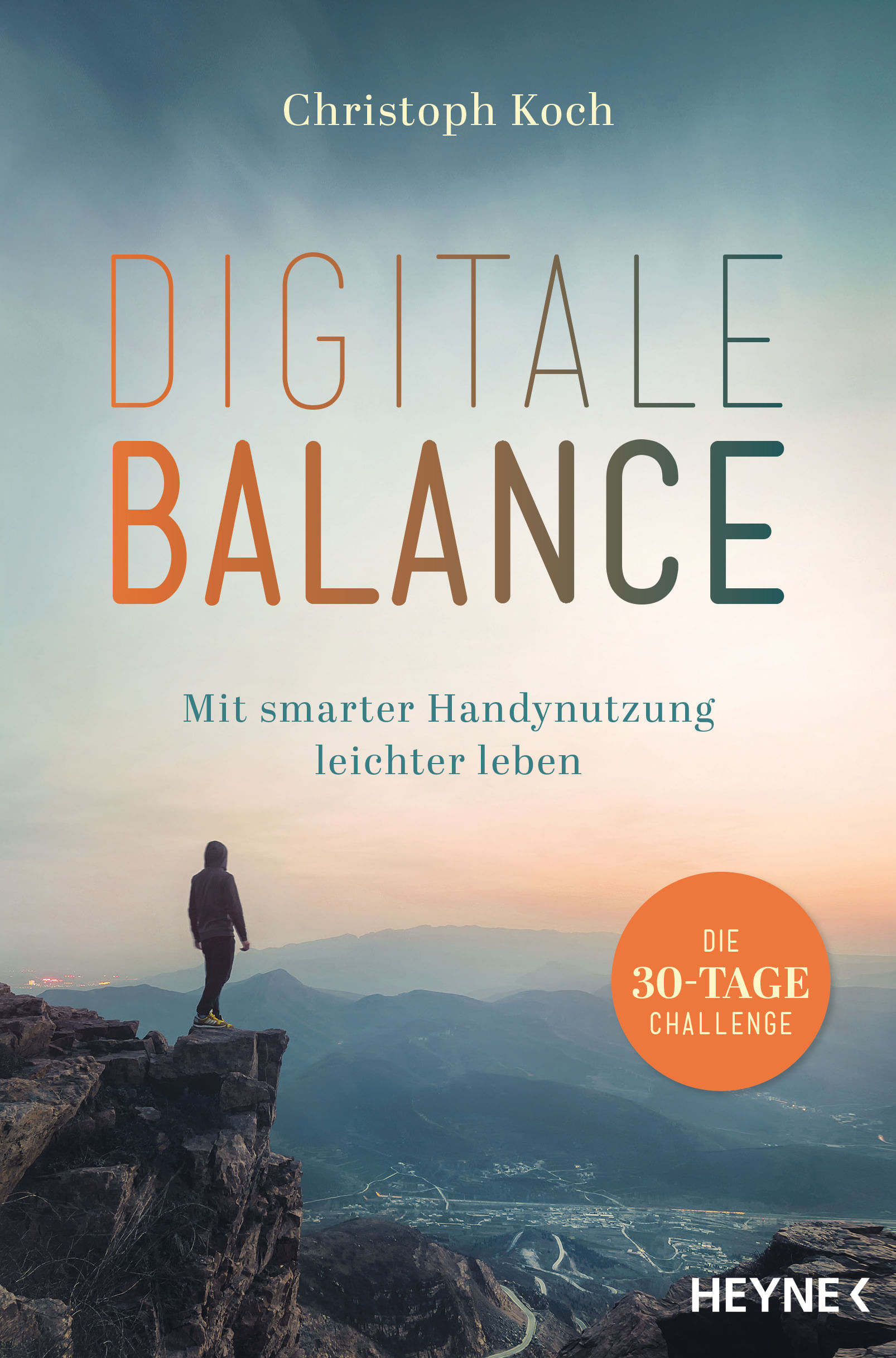Coverbild: Ein Mensch steht an einer Klippe und schaut in die Ferne