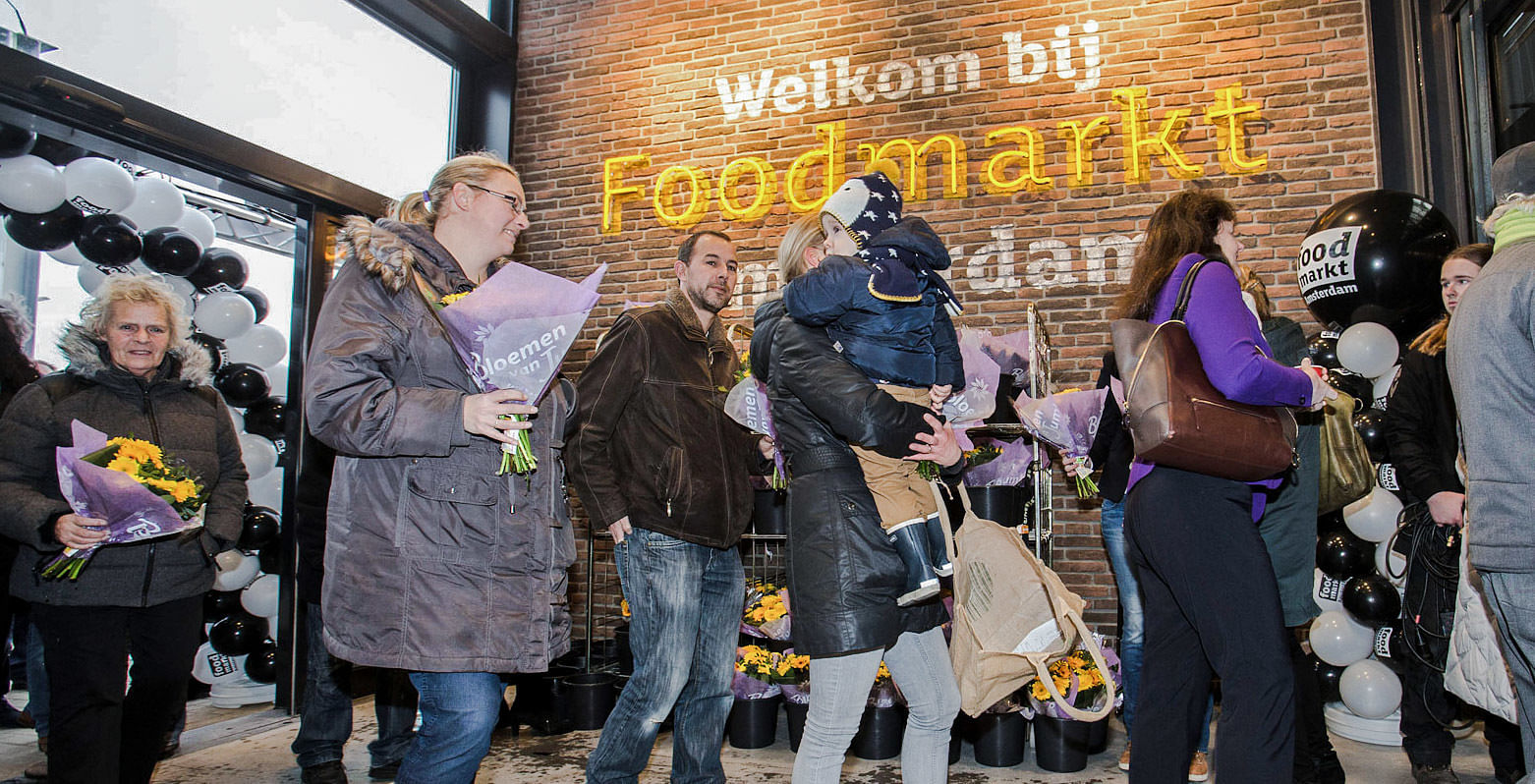 Ein Supermarkt als Ausflugsziel: der Foodmarkt in Amsterdam-Noord