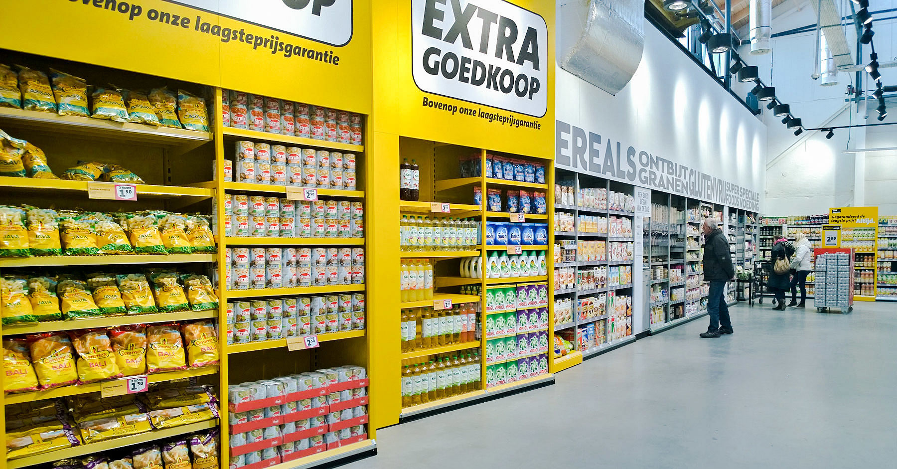 Wer bloß einkaufen will, soll sich im zweiten Marktteil schnell zurecht finden.