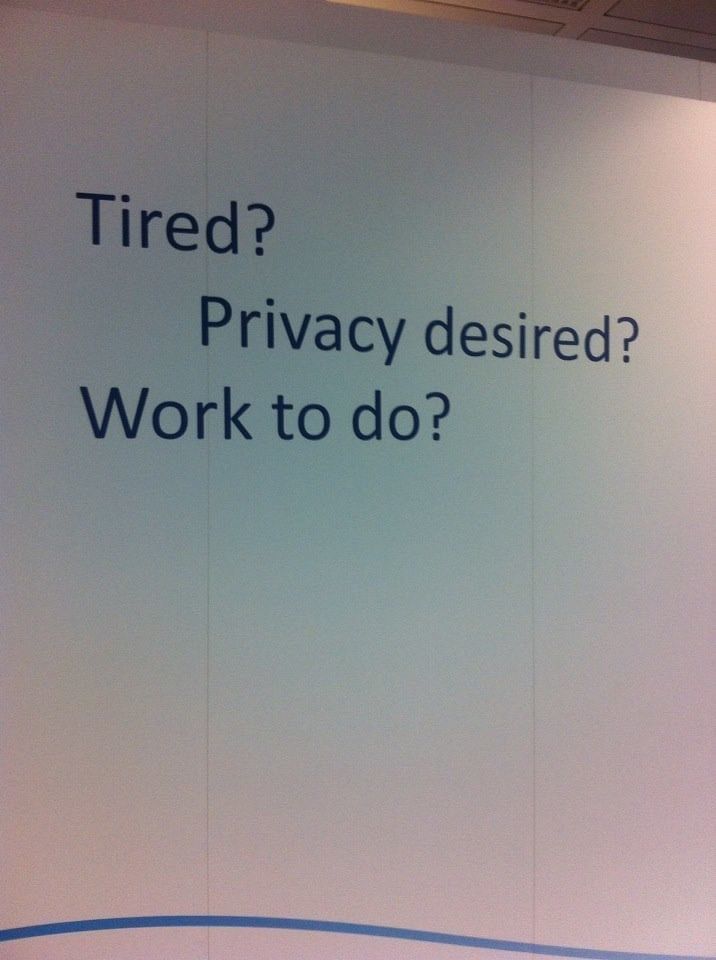 Schlafkabine am Münchener Flughafen