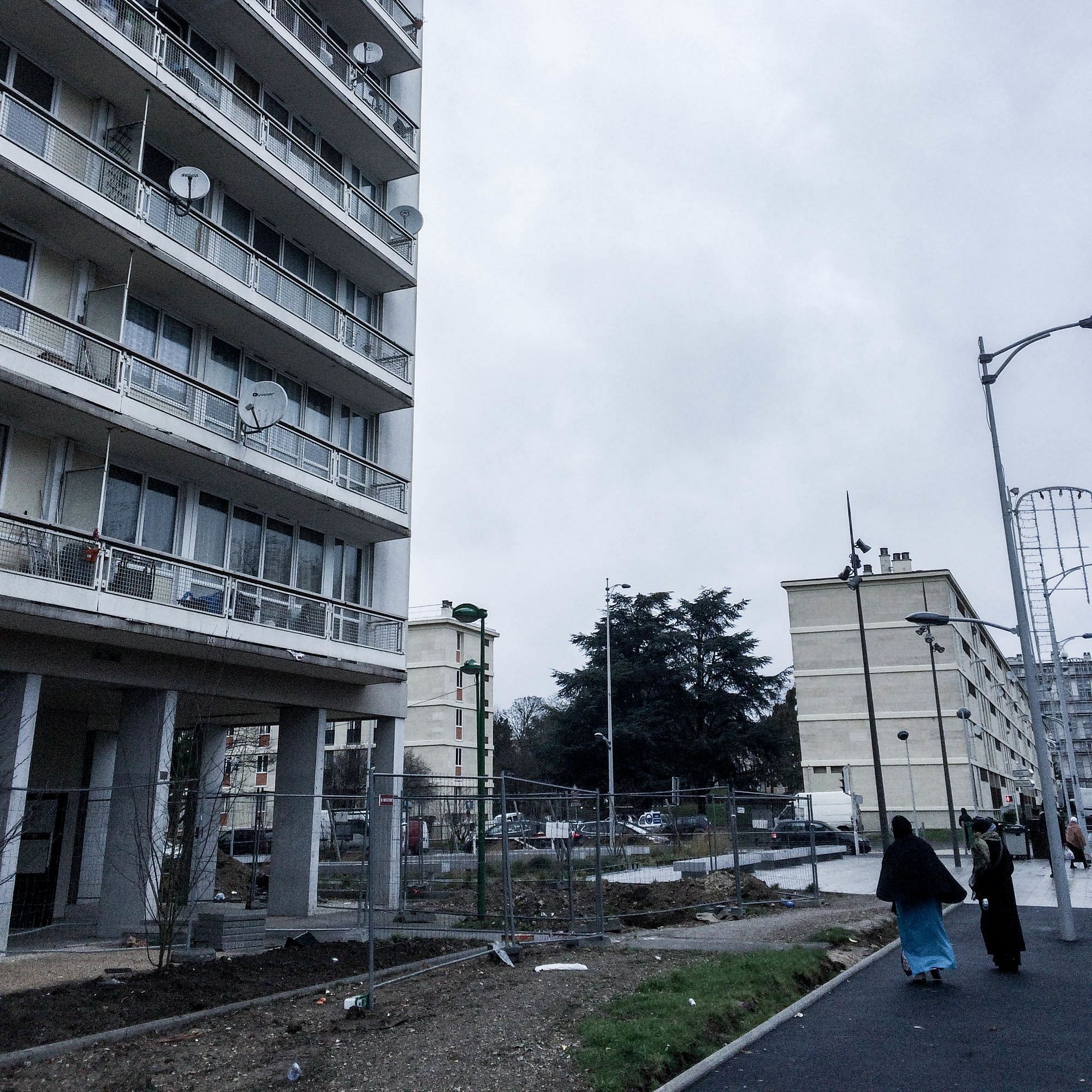 Eine Wohnsiedlung in Sarcelles