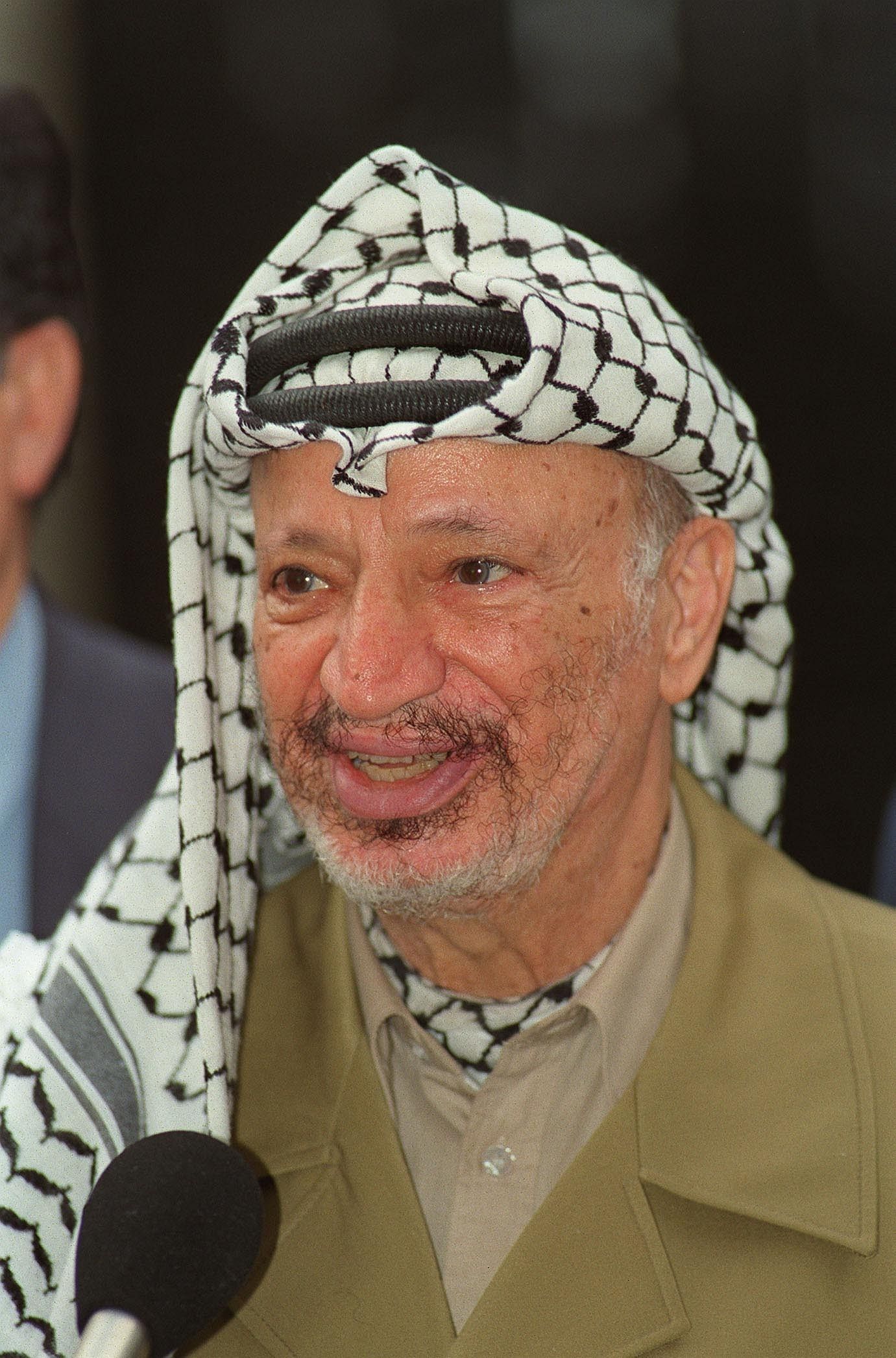 Ein Portrait von Yasser Arafat