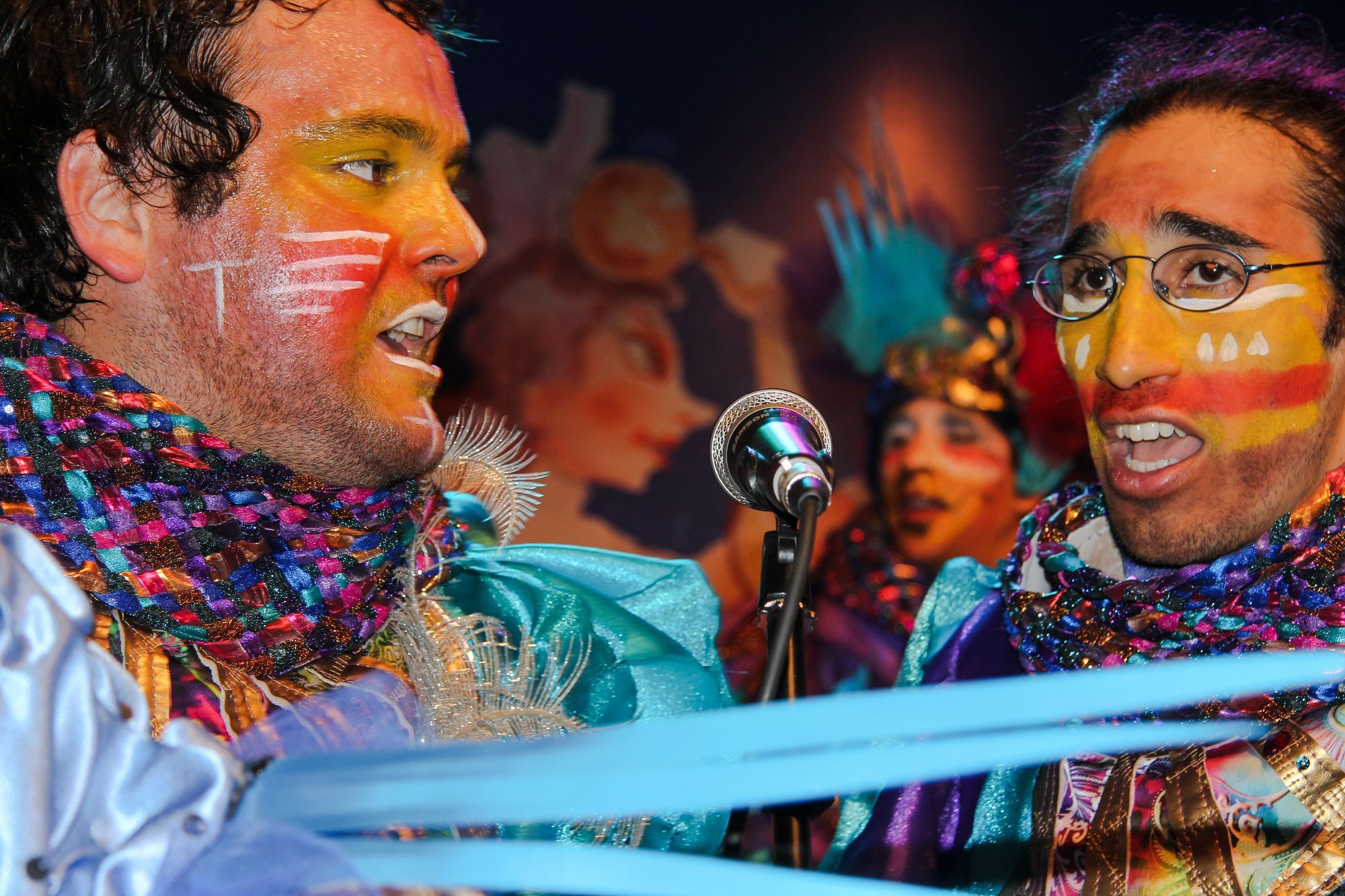 Emiliano während der Aufführung