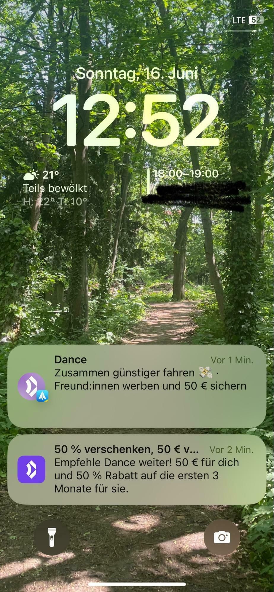 Push-Notifications auf einem iPhone.