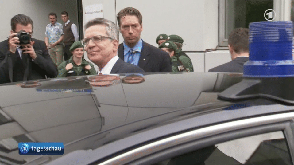 Thomas de Maizière steigt ein. Und morgen irgendwo anders wieder aus.