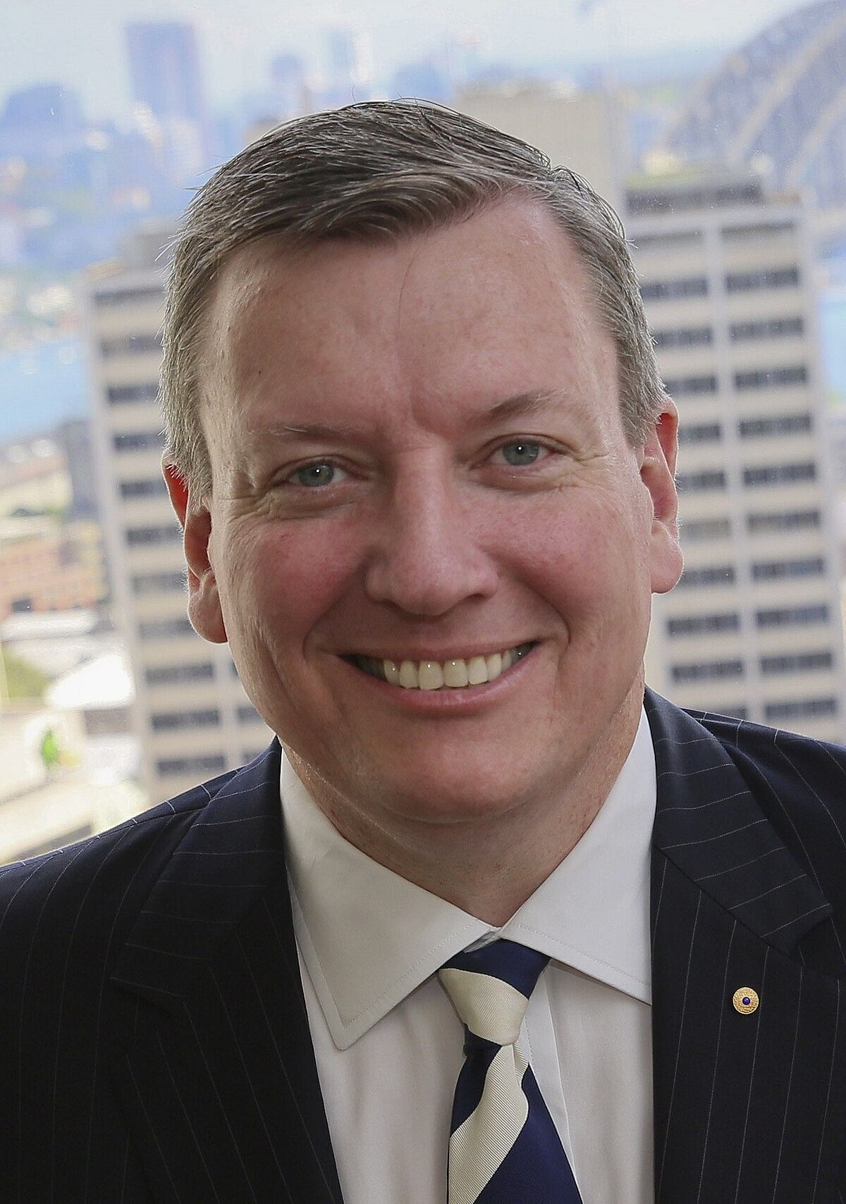 John Brogden in seinem Büro in Sydney