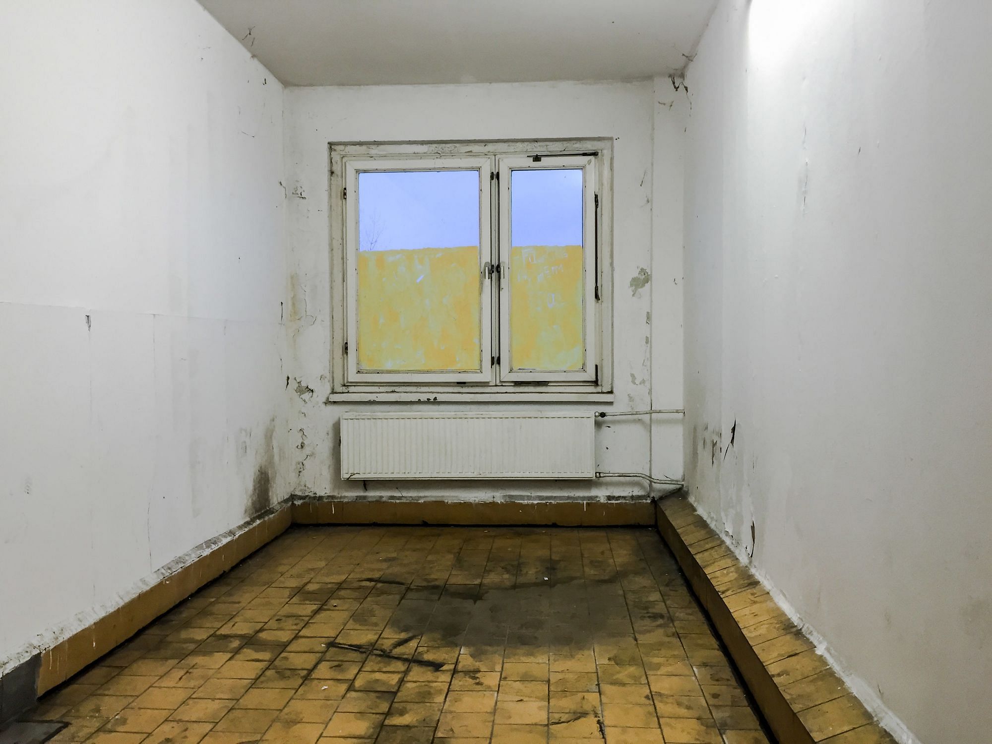 Raum im Übergangswohnheim